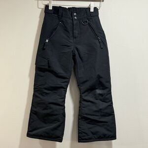 Roebuck & Co Children's Black Insulated Snow Pants Size 5/6